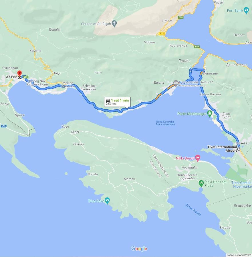Dlx Apartman Adriatics Herceg Novi Exteriér fotografie